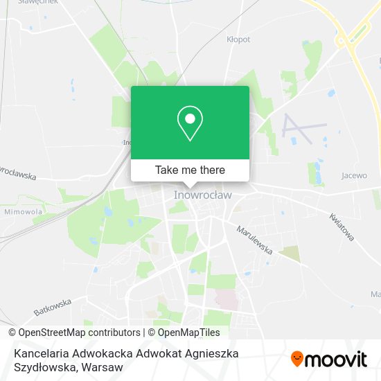 Kancelaria Adwokacka Adwokat Agnieszka Szydłowska map