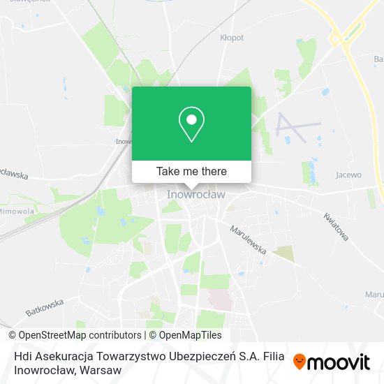 Hdi Asekuracja Towarzystwo Ubezpieczeń S.A. Filia Inowrocław map