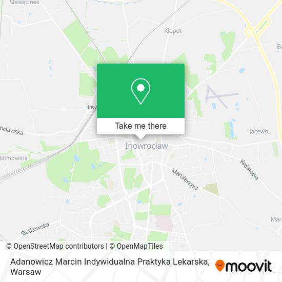 Adanowicz Marcin Indywidualna Praktyka Lekarska map