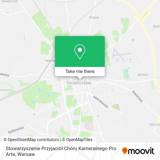 Stowarzyszenie Przyjaciół Chóru Kameralnego Pro Arte map