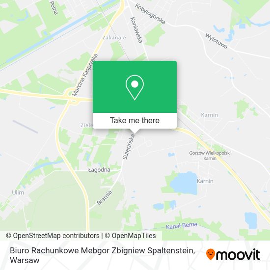 Biuro Rachunkowe Mebgor Zbigniew Spaltenstein map