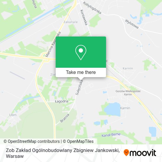 Zob Zakład Ogólnobudowlany Zbigniew Jankowski map