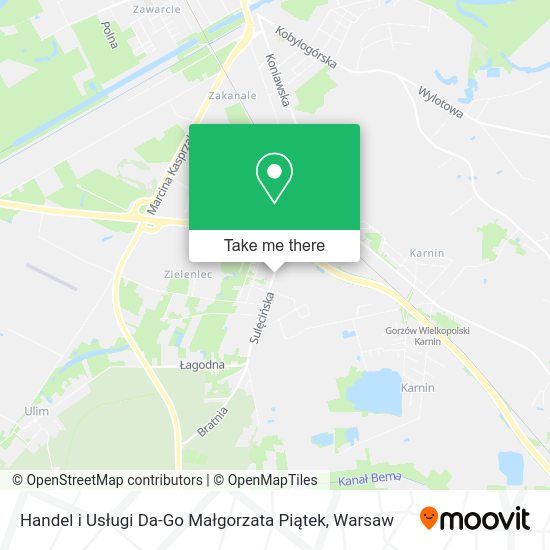 Handel i Usługi Da-Go Małgorzata Piątek map