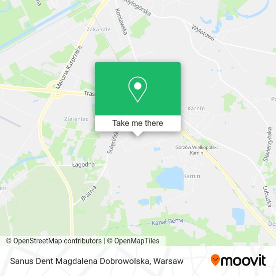 Sanus Dent Magdalena Dobrowolska map