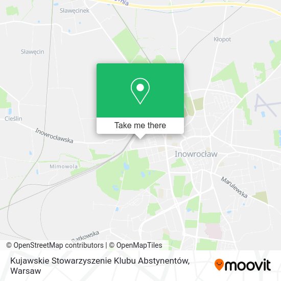 Kujawskie Stowarzyszenie Klubu Abstynentów map