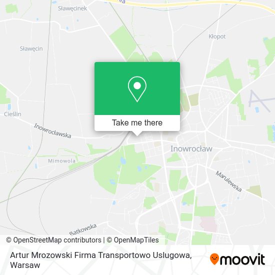 Artur Mrozowski Firma Transportowo Uslugowa map