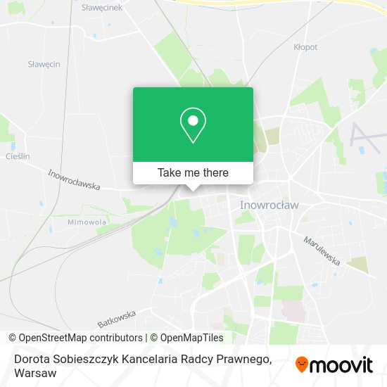 Dorota Sobieszczyk Kancelaria Radcy Prawnego map