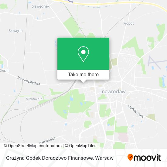 Grażyna Godek Doradztwo Finansowe map