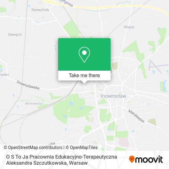 O S To Ja Pracownia Edukacyjno-Terapeutyczna Aleksandra Szczutkowska map