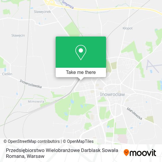 Przedsiębiorstwo Wielobranżowe Darblask Sowała Romana map