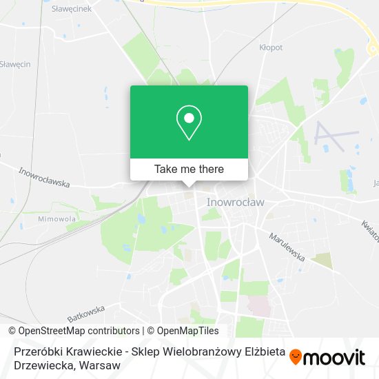 Przeróbki Krawieckie - Sklep Wielobranżowy Elżbieta Drzewiecka map