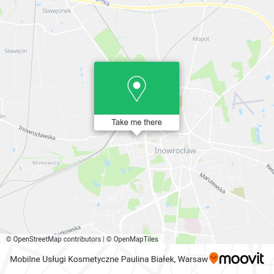 Mobilne Usługi Kosmetyczne Paulina Białek map