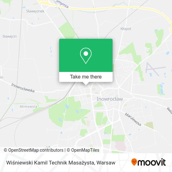 Wiśniewski Kamil Technik Masażysta map