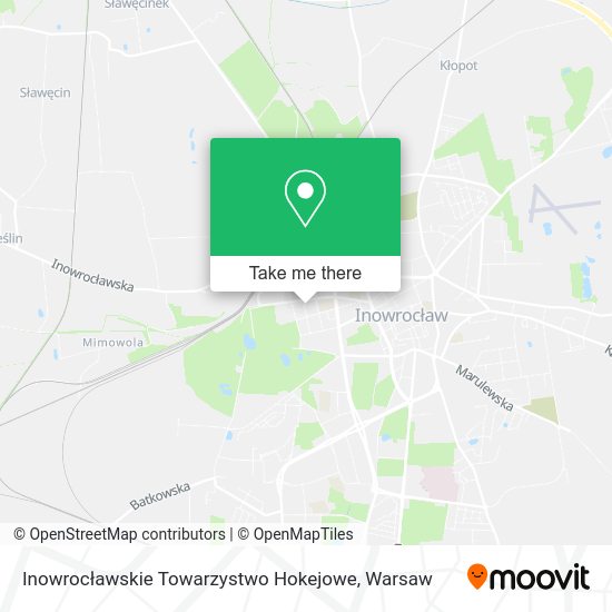 Карта Inowrocławskie Towarzystwo Hokejowe