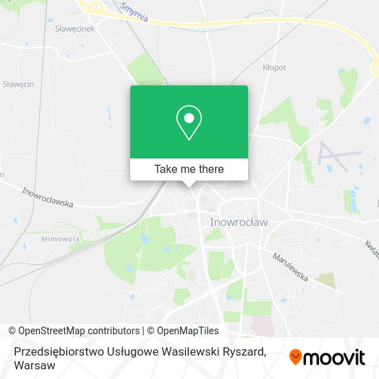 Przedsiębiorstwo Usługowe Wasilewski Ryszard map