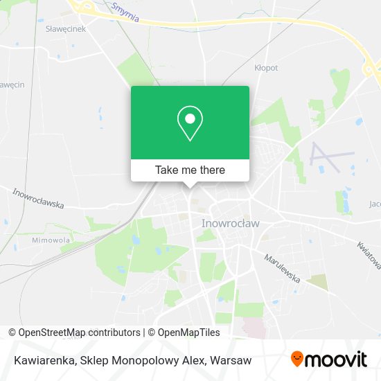 Kawiarenka, Sklep Monopolowy Alex map