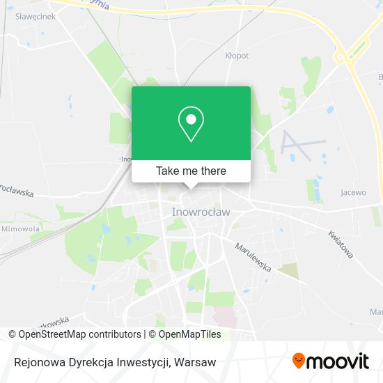 Rejonowa Dyrekcja Inwestycji map