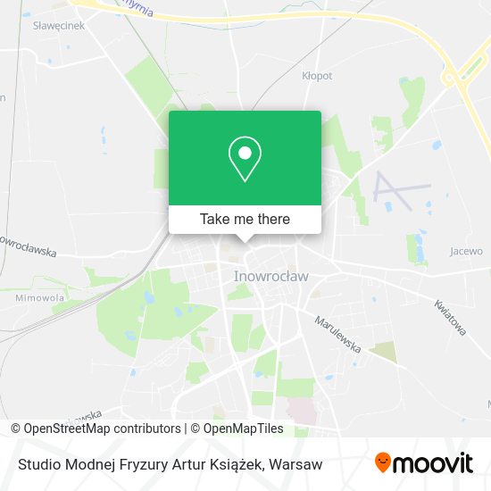 Studio Modnej Fryzury Artur Książek map