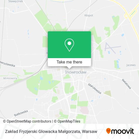 Zakład Fryzjerski Głowacka Małgorzata map