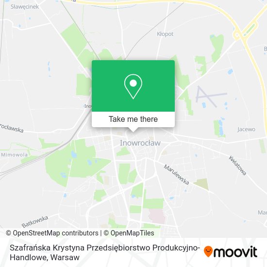 Szafrańska Krystyna Przedsiębiorstwo Produkcyjno-Handlowe map