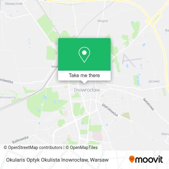 Okularis Optyk Okulista Inowrocław map