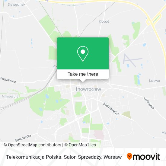 Telekomunikacja Polska. Salon Sprzedaży map