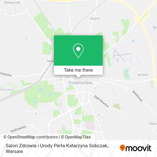 Salon Zdrowia i Urody Perła Katarzyna Sobczak map