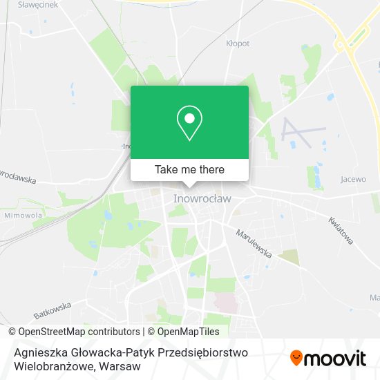 Agnieszka Głowacka-Patyk Przedsiębiorstwo Wielobranżowe map