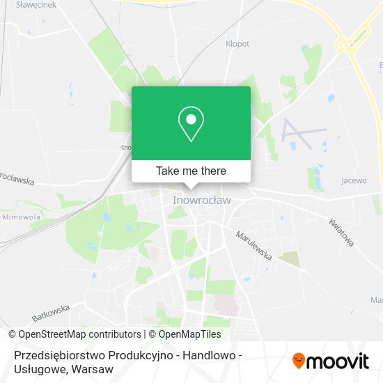 Przedsiębiorstwo Produkcyjno - Handlowo - Usługowe map