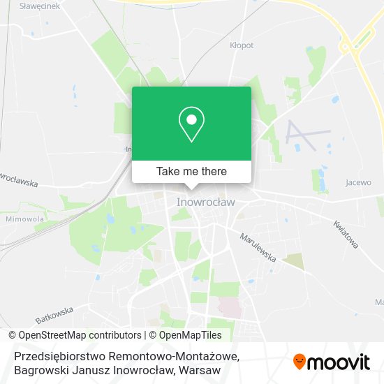 Przedsiębiorstwo Remontowo-Montażowe, Bagrowski Janusz Inowrocław map