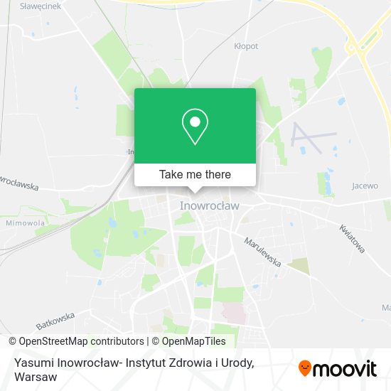 Yasumi Inowrocław- Instytut Zdrowia i Urody map