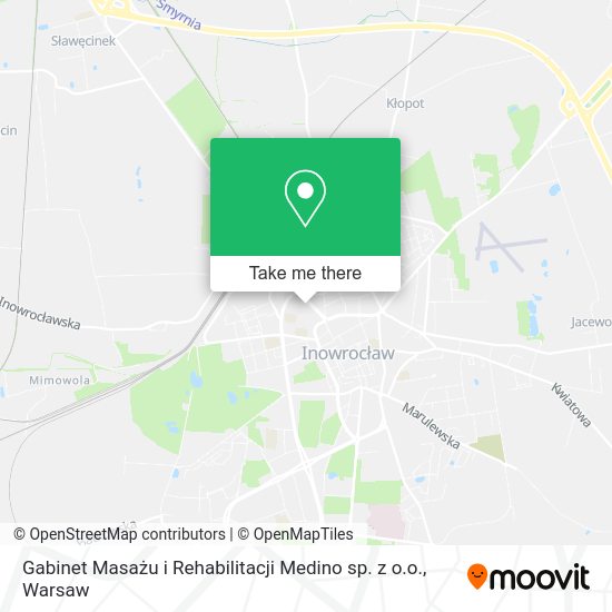 Gabinet Masażu i Rehabilitacji Medino sp. z o.o. map