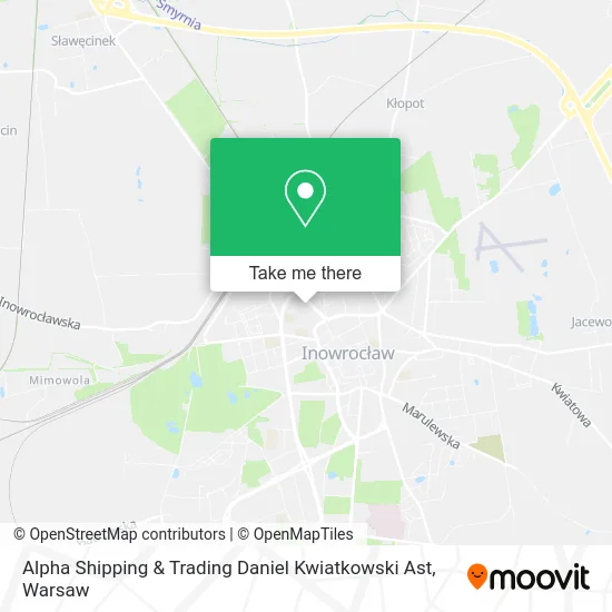 Карта Alpha Shipping & Trading Daniel Kwiatkowski Ast