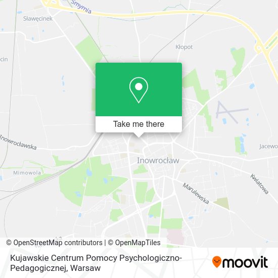 Kujawskie Centrum Pomocy Psychologiczno-Pedagogicznej map