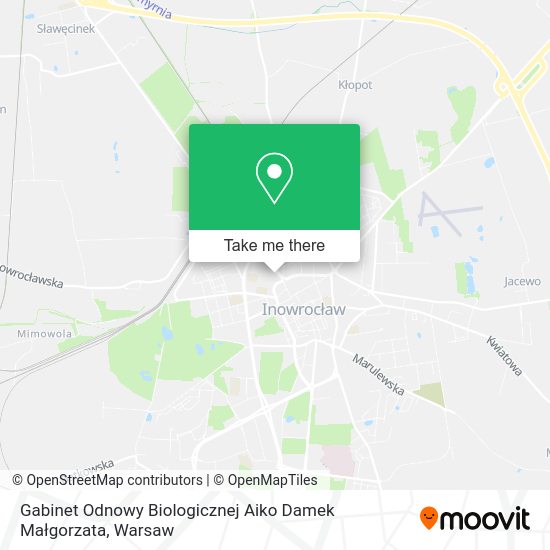 Gabinet Odnowy Biologicznej Aiko Damek Małgorzata map