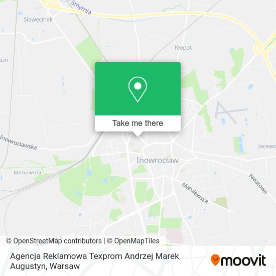 Agencja Reklamowa Texprom Andrzej Marek Augustyn map