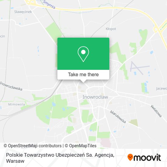 Polskie Towarzystwo Ubezpieczeń Sa. Agencja map