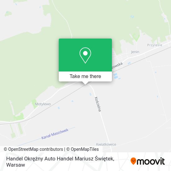 Handel Okrężny Auto Handel Mariusz Świętek map