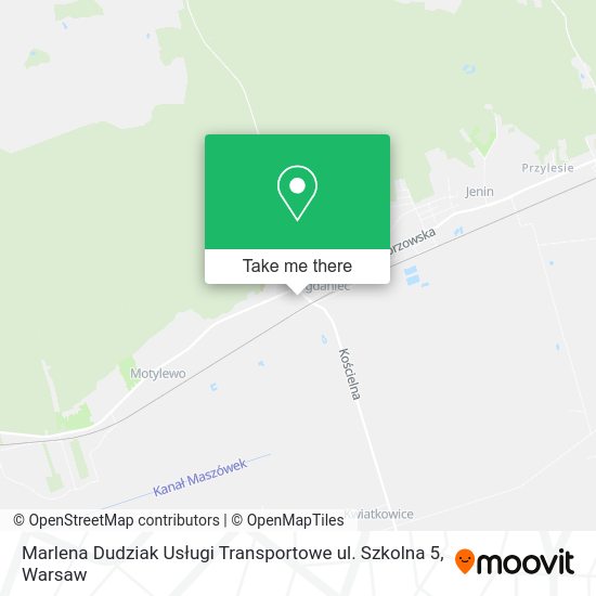 Marlena Dudziak Usługi Transportowe ul. Szkolna 5 map