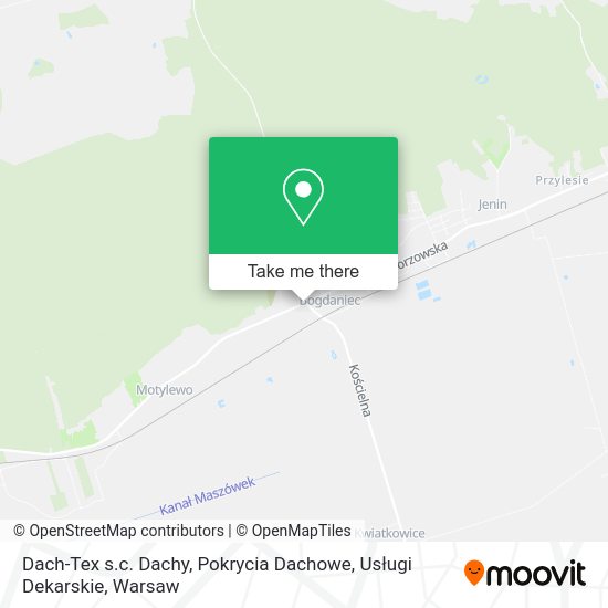 Dach-Tex s.c. Dachy, Pokrycia Dachowe, Usługi Dekarskie map