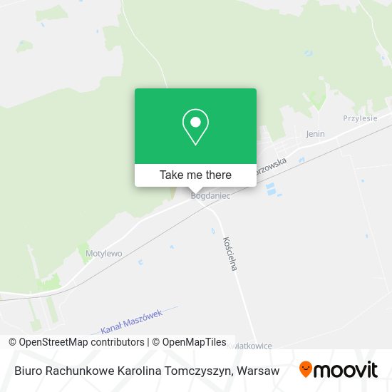 Biuro Rachunkowe Karolina Tomczyszyn map