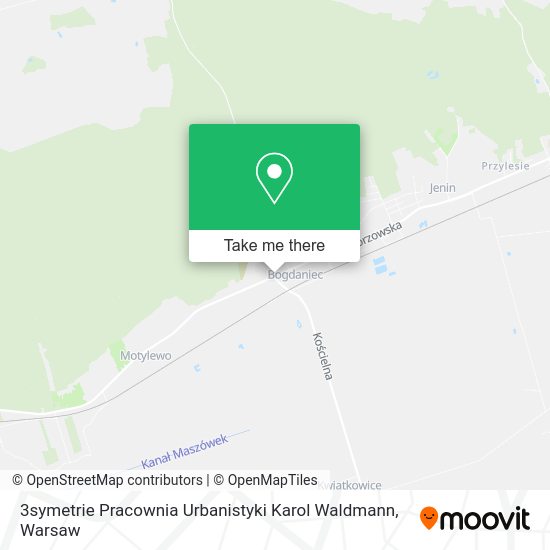 Карта 3symetrie Pracownia Urbanistyki Karol Waldmann