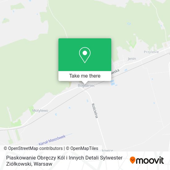 Piaskowanie Obręczy Kól i Innych Detali Sylwester Ziółkowski map