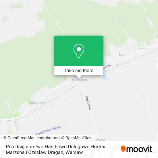 Przedsiębiorstwo Handlowo Usługowe Hurtex Marzena i Czesław Dragan map