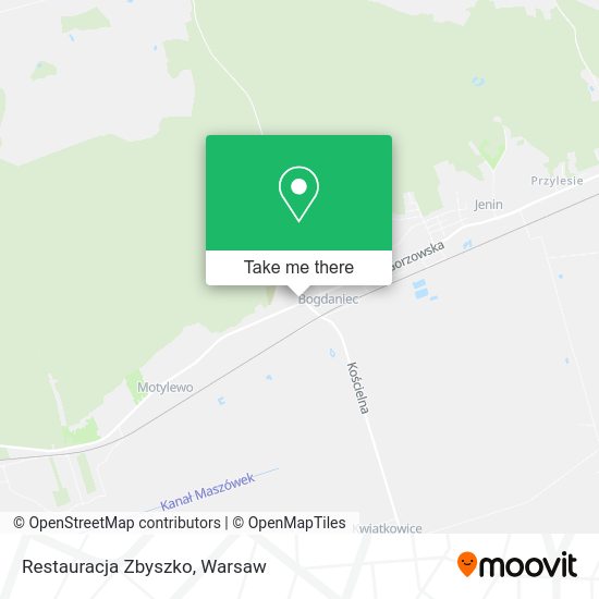 Restauracja Zbyszko map