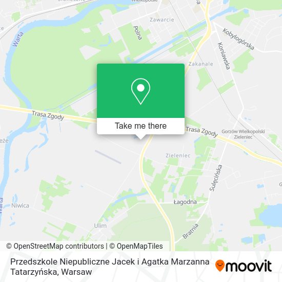 Przedszkole Niepubliczne Jacek i Agatka Marzanna Tatarzyńska map