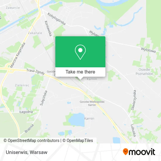 Карта Uniserwis