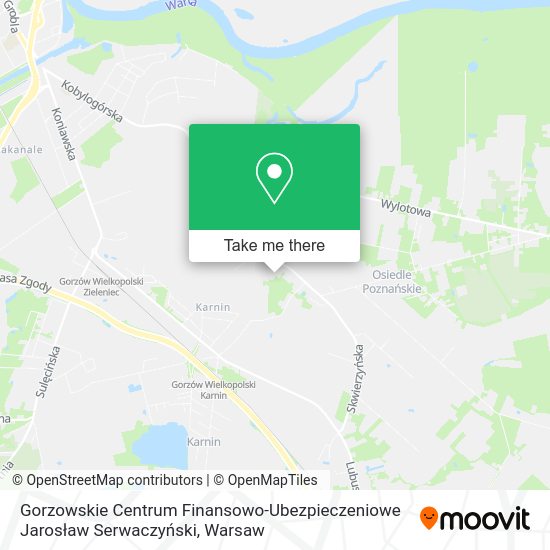 Gorzowskie Centrum Finansowo-Ubezpieczeniowe Jarosław Serwaczyński map