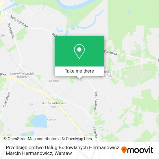 Przedsiębiorstwo Usług Budowlanych Hermanowicz Marcin Hermanowicz map