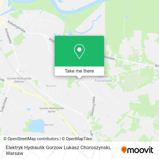 Elektryk Hydraulik Gorzow Lukasz Choroszynski map